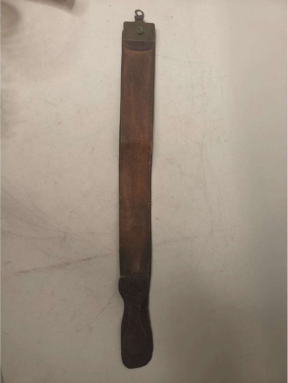 Antique Leather Razor Honing Strap Strop  Barbers Razor Sharpener G.N.W. Wilson